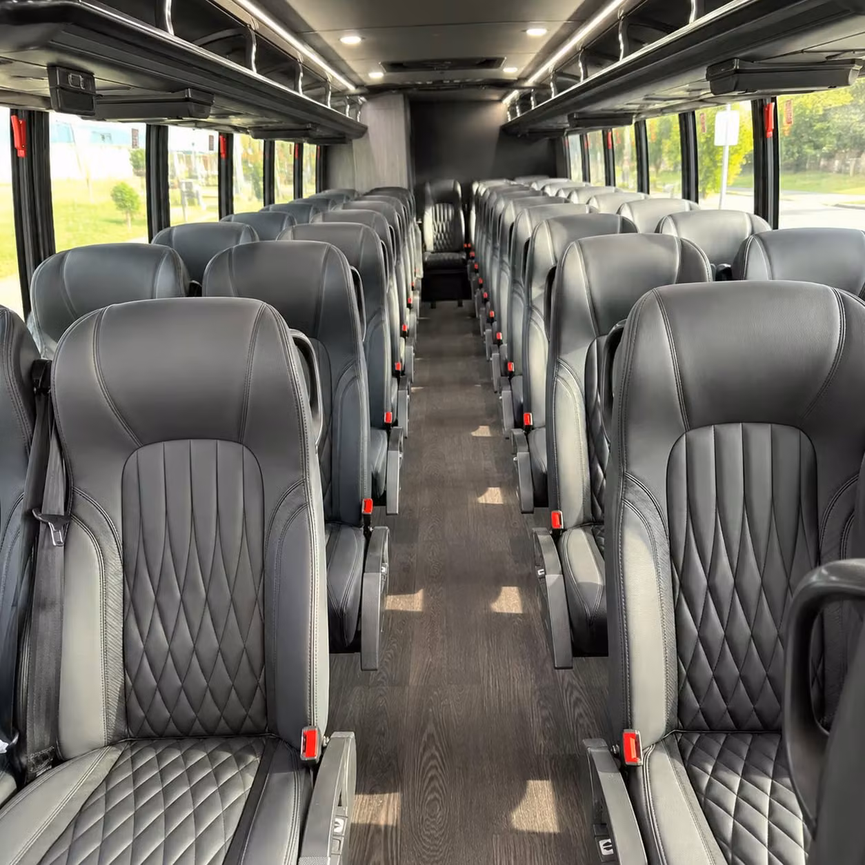 25 passenger minibus interior