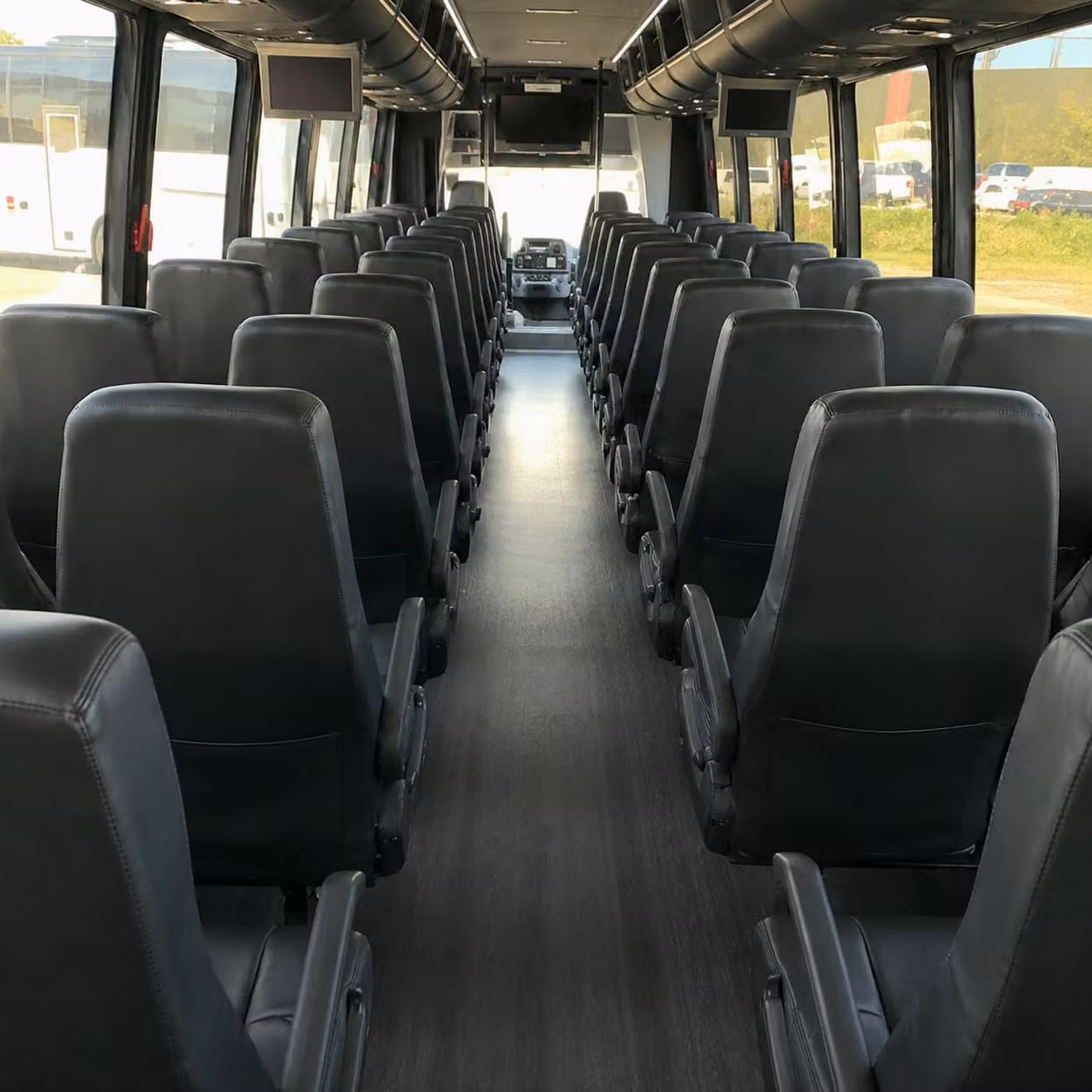 28 passenger minibus inside