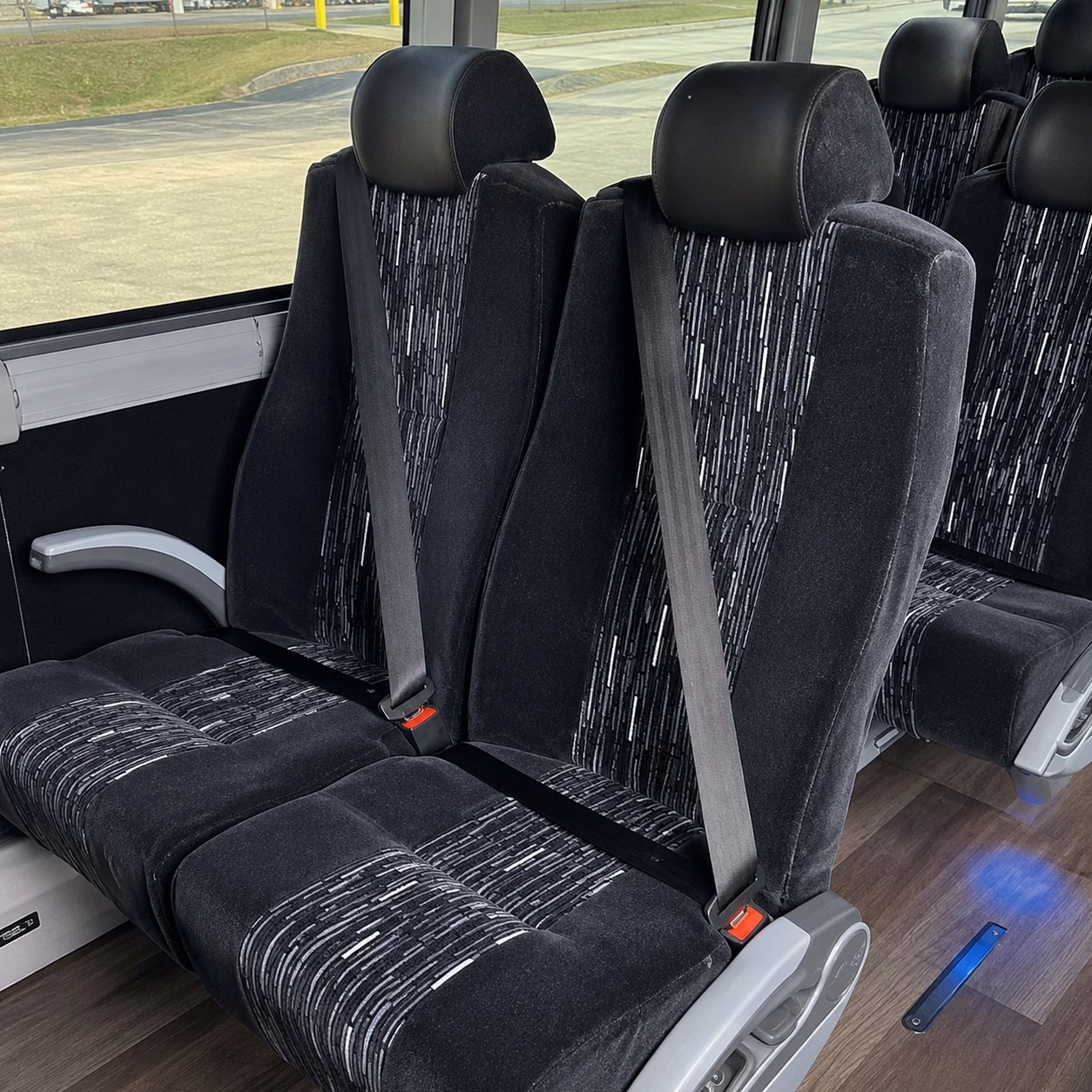 south fulton charter bus rental interior