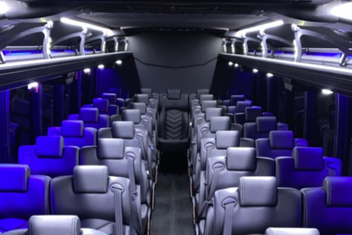 South Fulton Charter Bus Interior